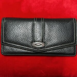 Brighton Black pebble Leather Women's Walllet